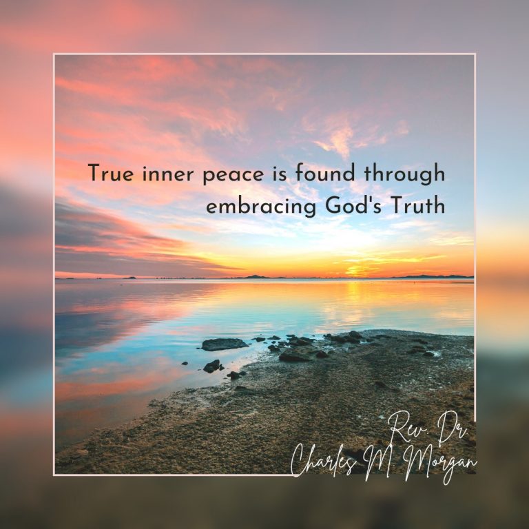 Discovering Inner Peace Through Embracing The Truth