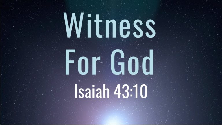 Witnesses For God